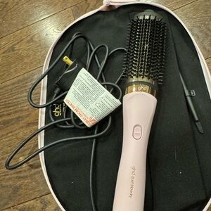 LIMITED EDITION GHD rise volumizing Hot Air Brush pink with Gold Accents